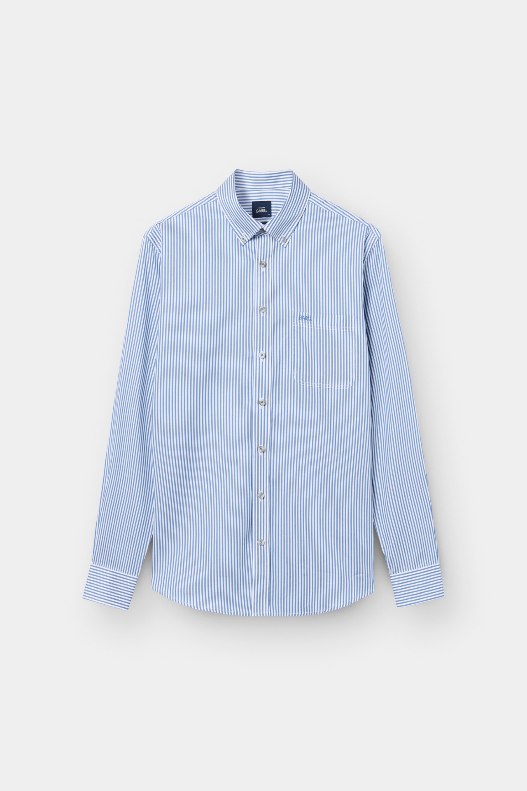 Camisa a rayas de corte regular
