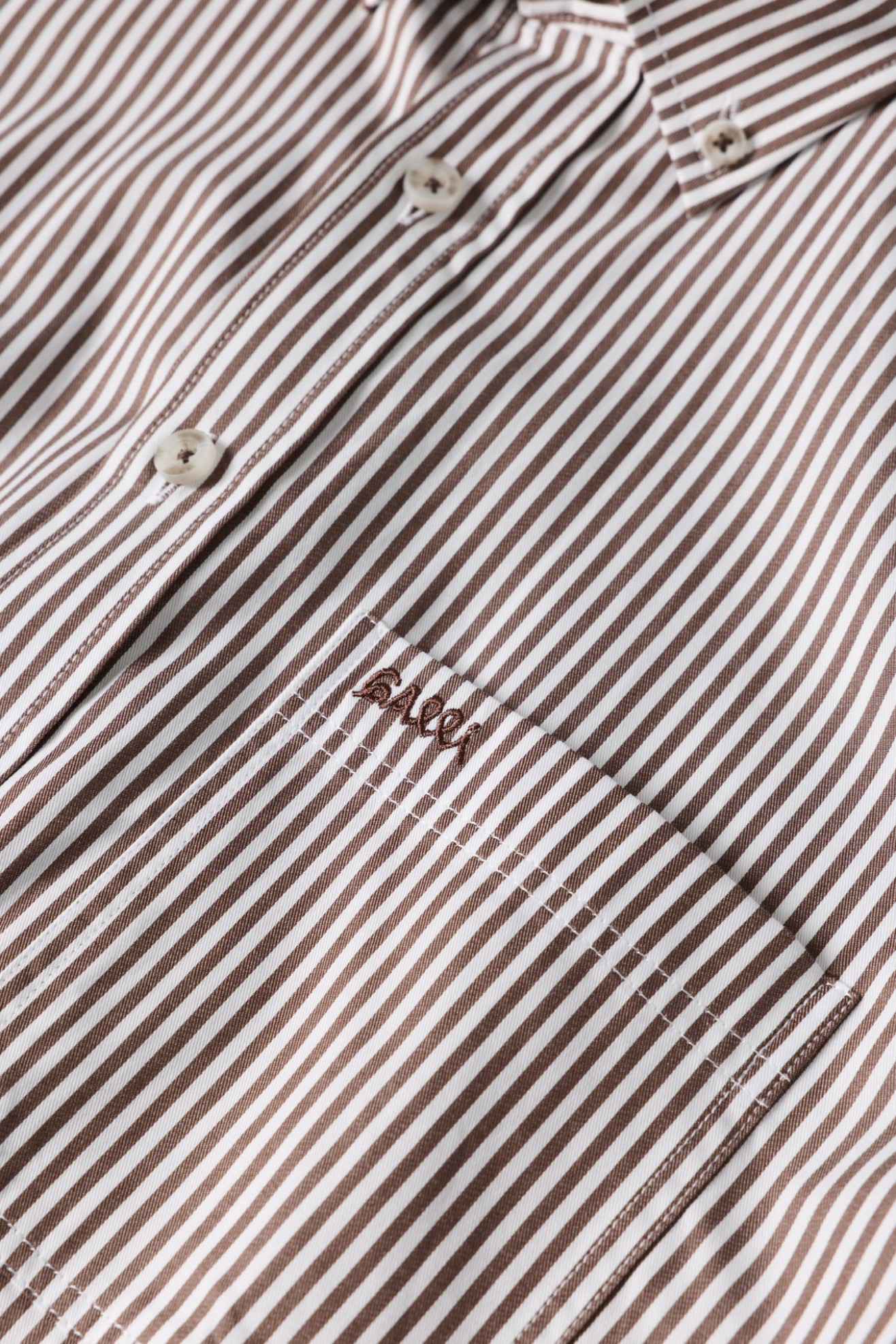 Camisa �s riscas regular fit