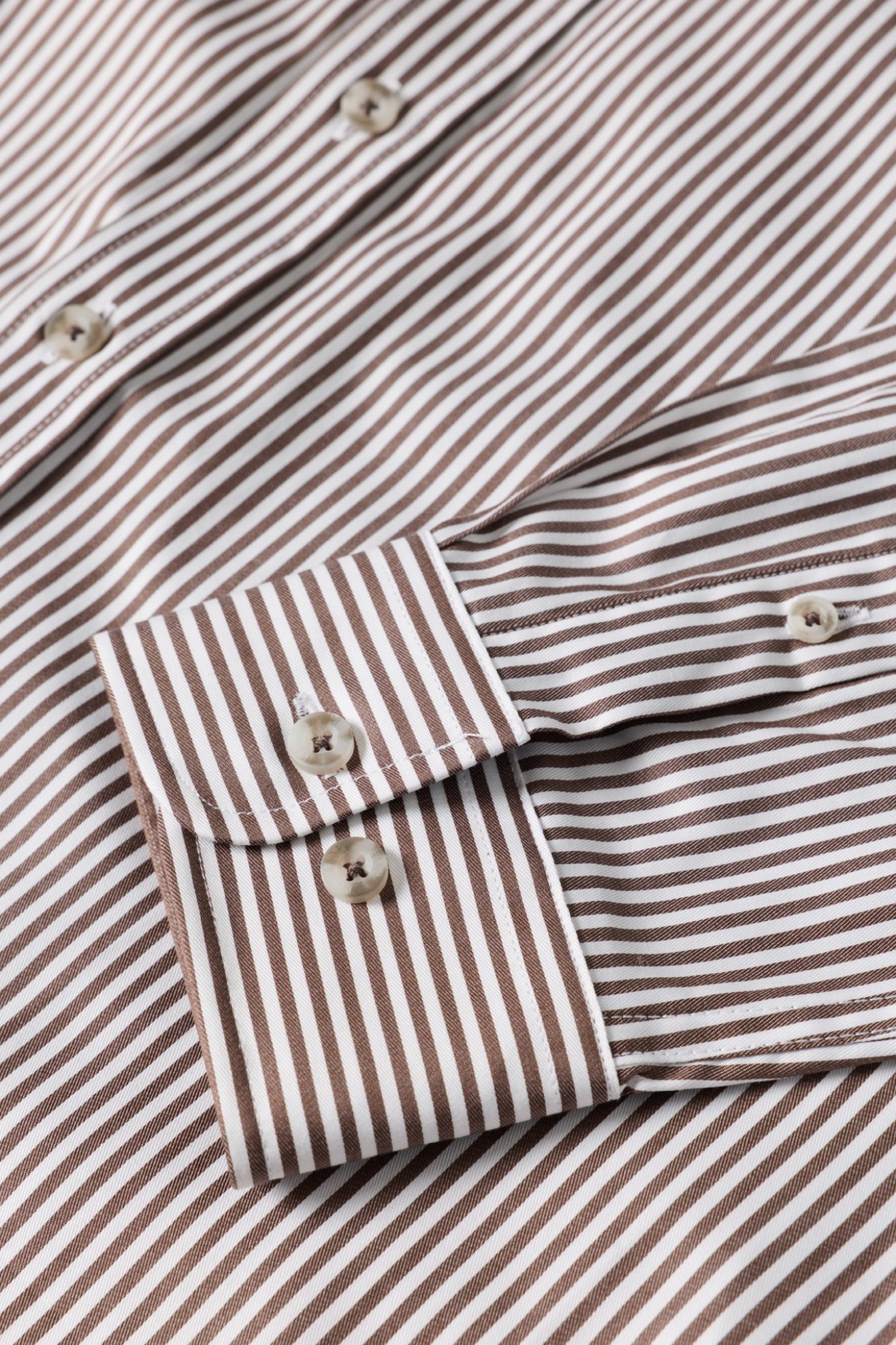 Camisa �s riscas regular fit