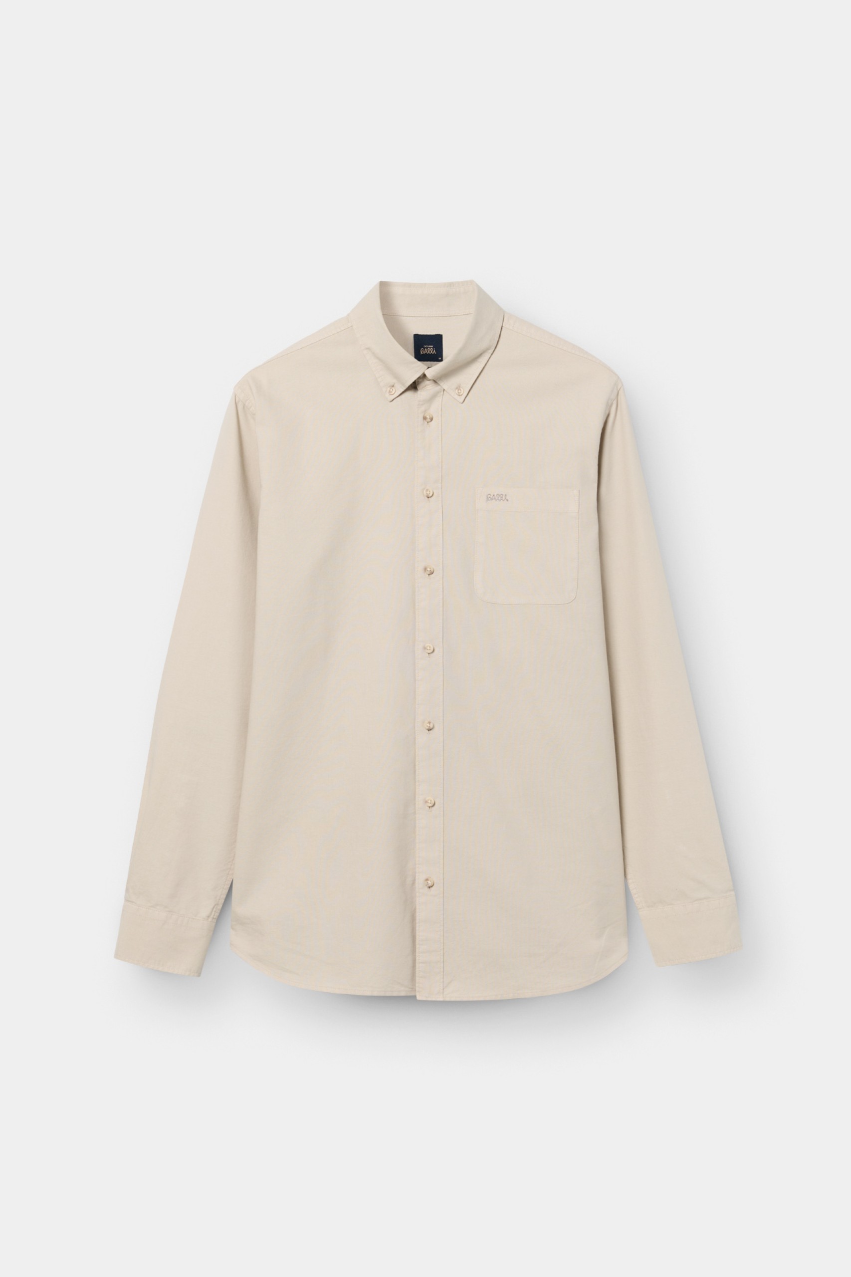 Camisa de algodón de corte regular