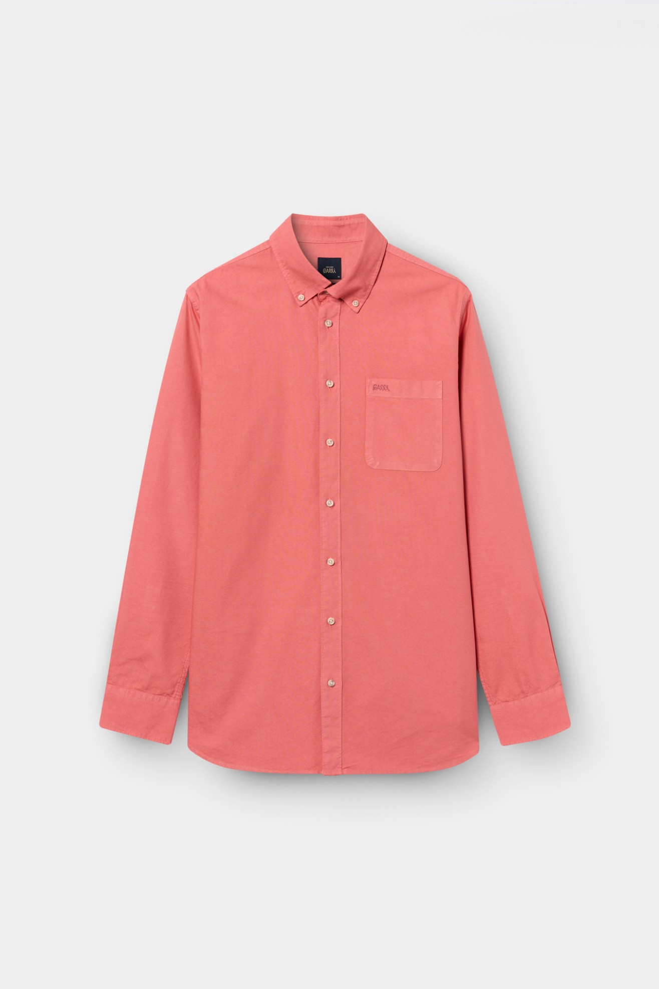 Camisa regular fit em algod�o