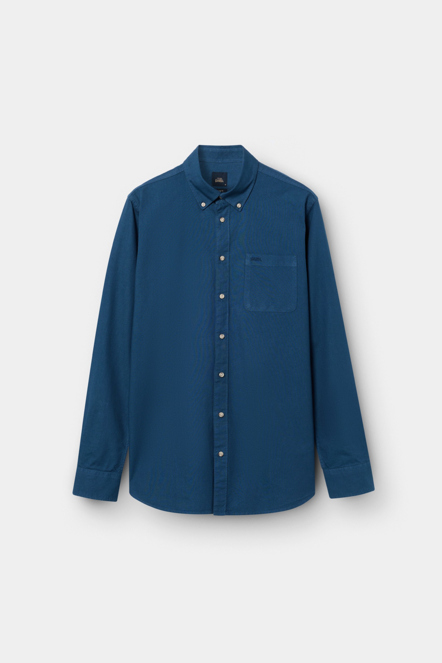 Camisa de algodón de corte regular