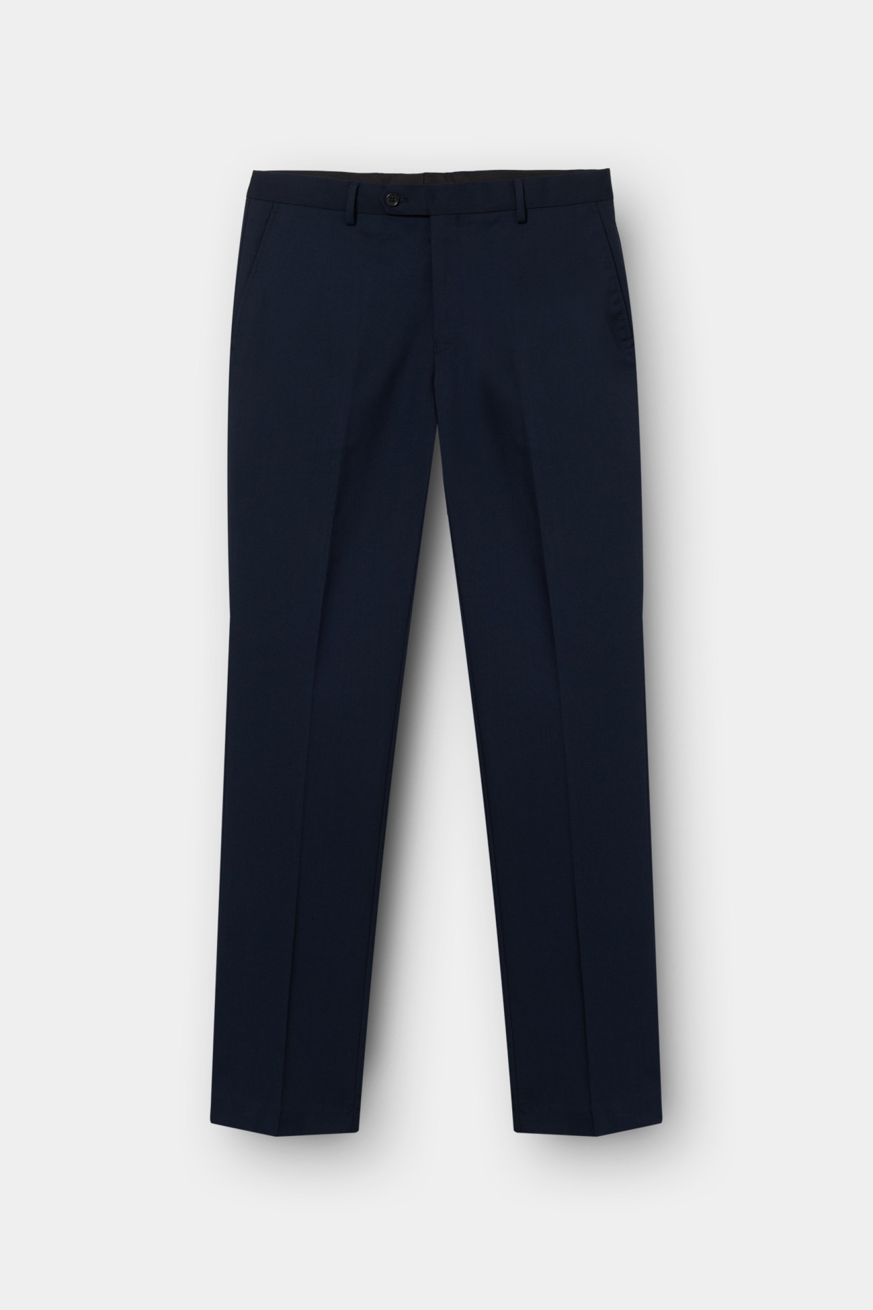 Fato regular fit em azul-marinho