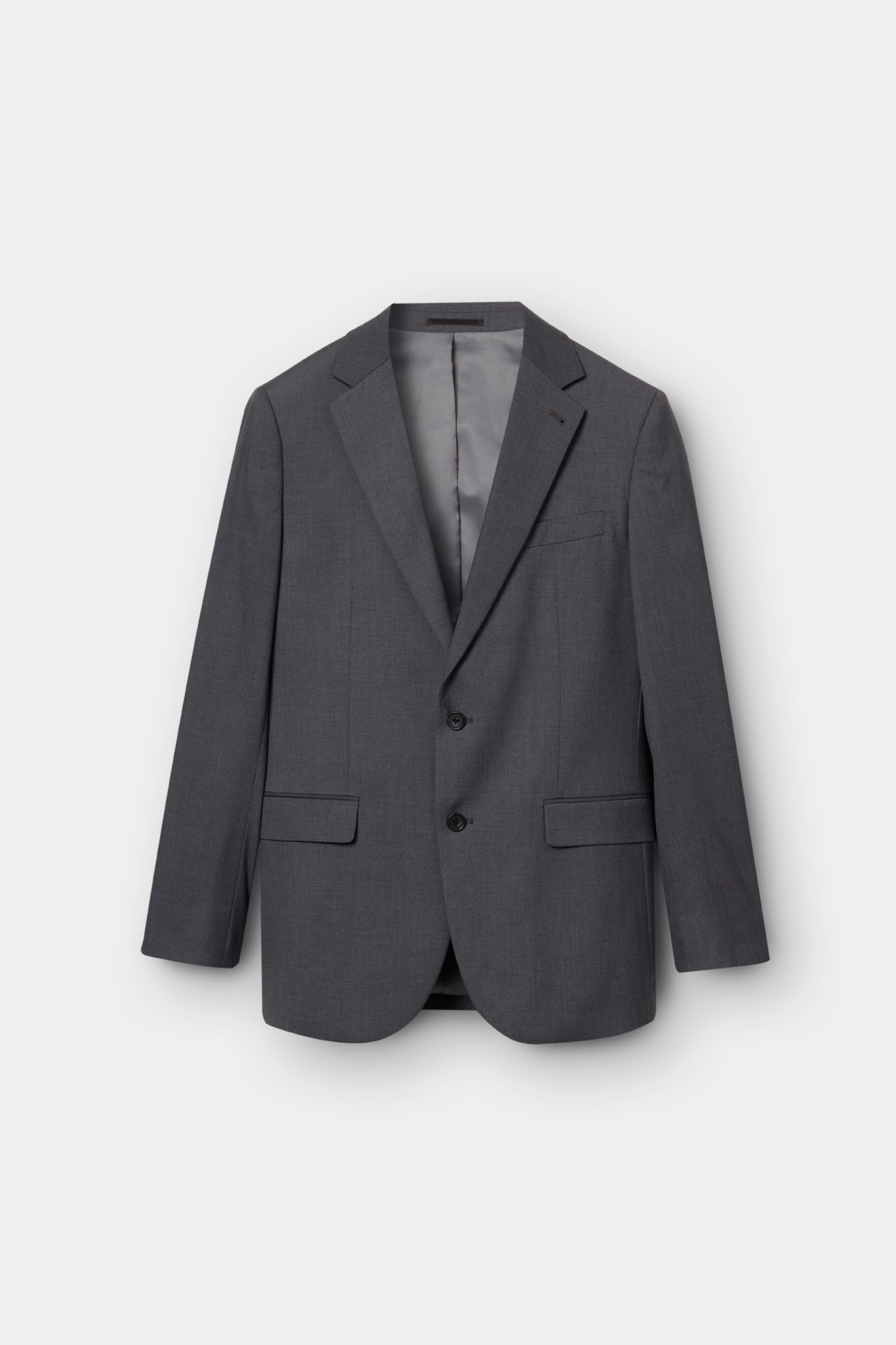 Fato regular fit cinzento