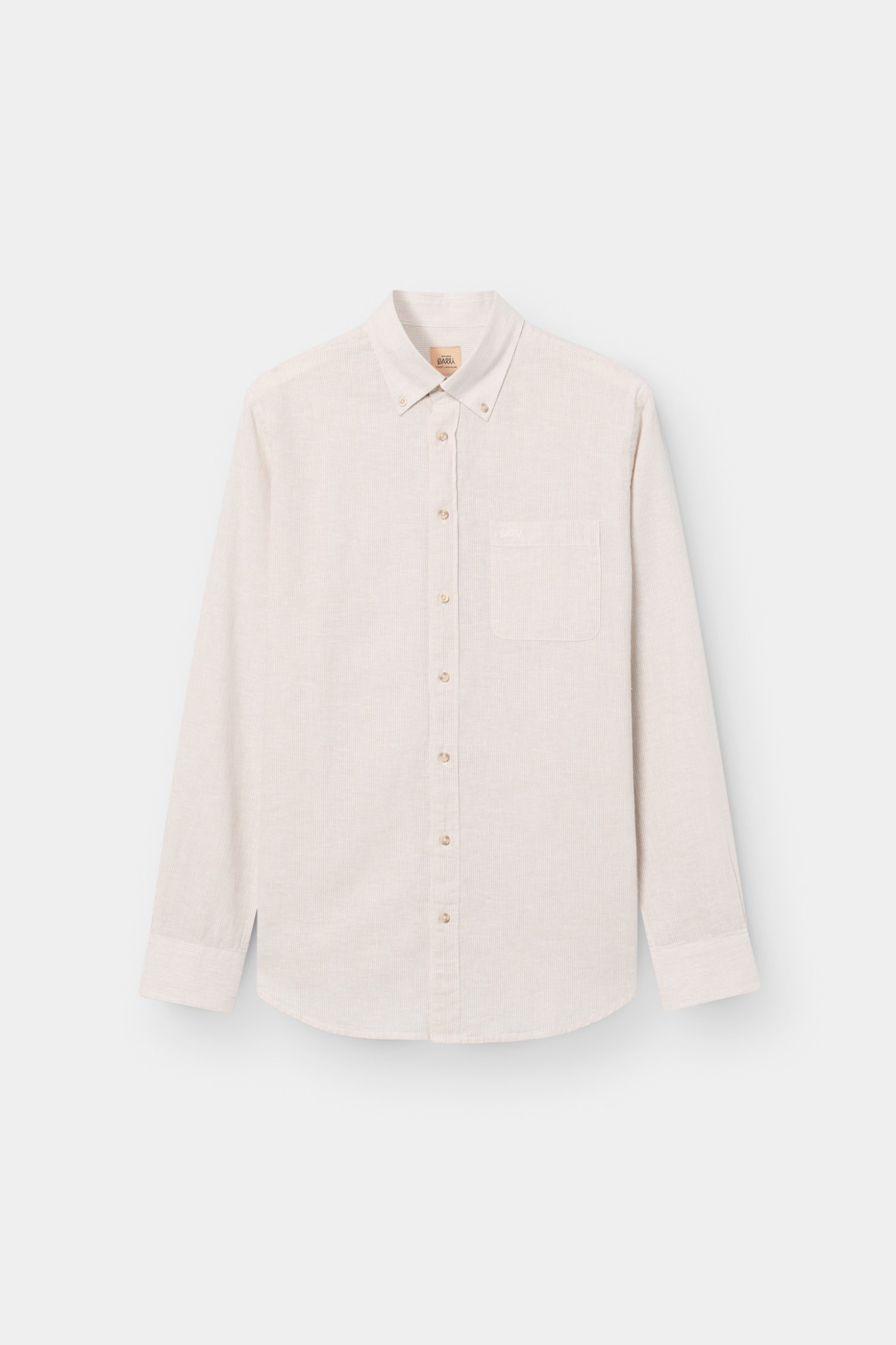 Camisa regular fit em linho