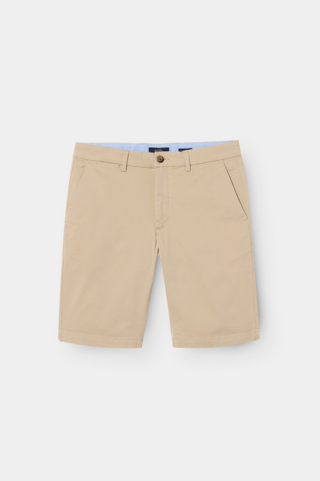 Calções bermuda chino regular fit Calções bermuda chino regular fit