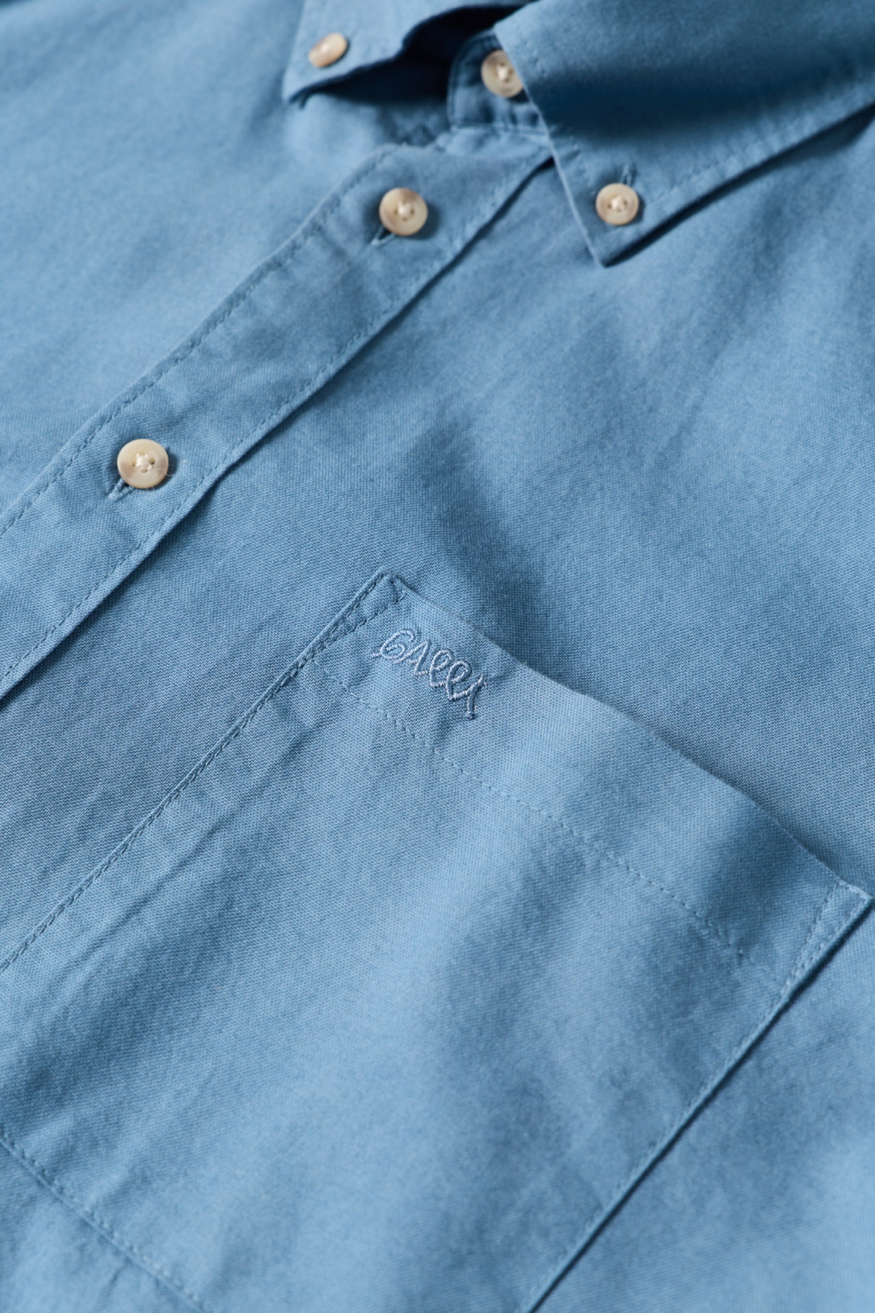 Camisa de algodón de corte regular