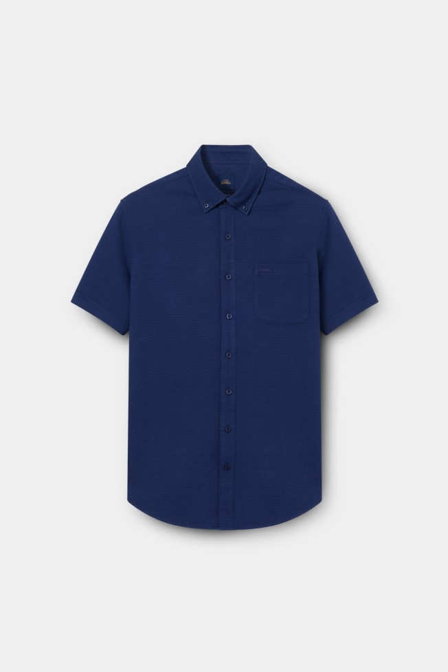 Camisa de manga curta regular fit Camisa de manga curta regular fit
