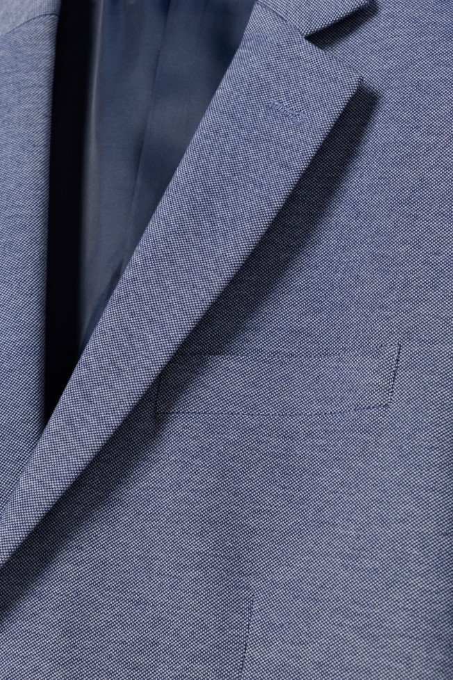 Blazer slim fit em algod�o