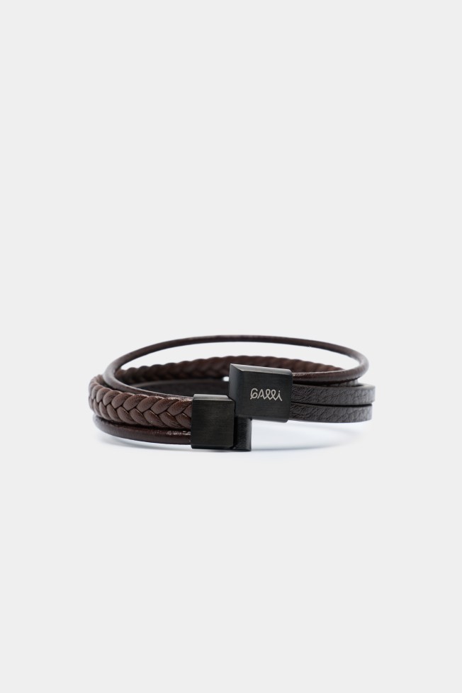 Pulseira com efeito de couro Pulseira com efeito de couro