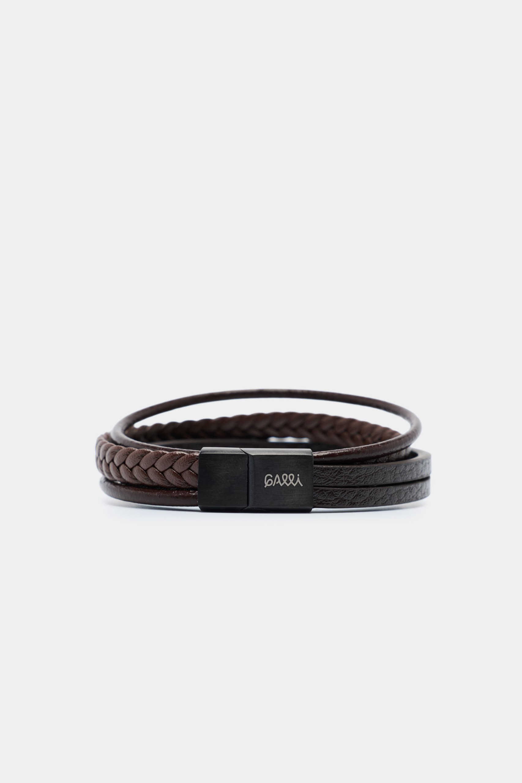 Pulseira com efeito de couro