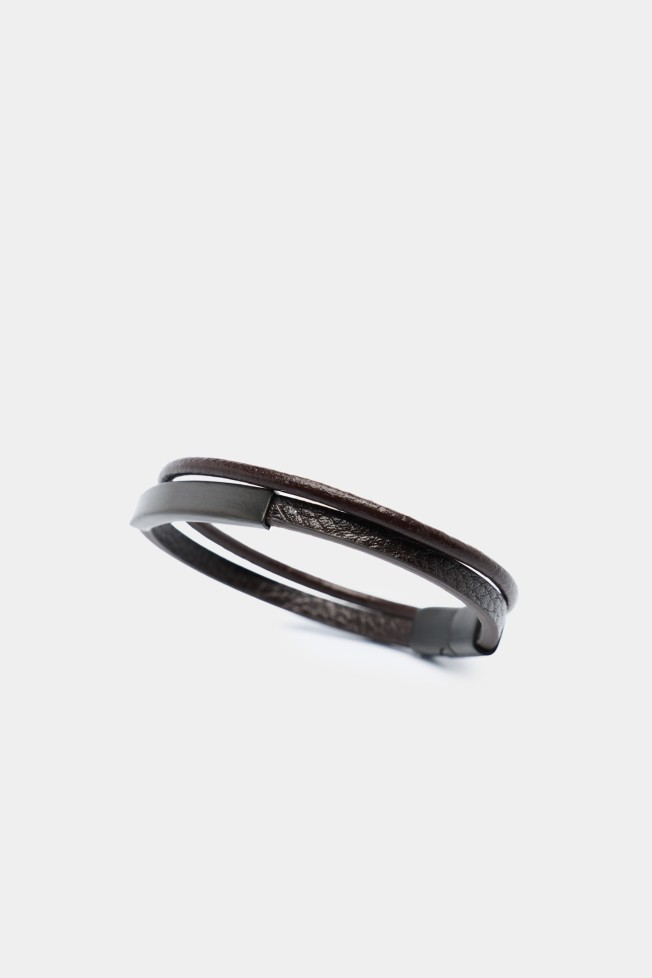 Pulseira com efeito de couro Pulseira com efeito de couro
