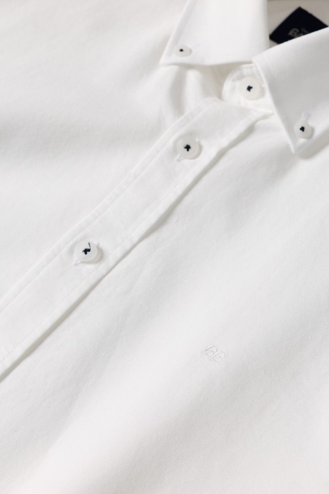 Camisa oxford slim fit