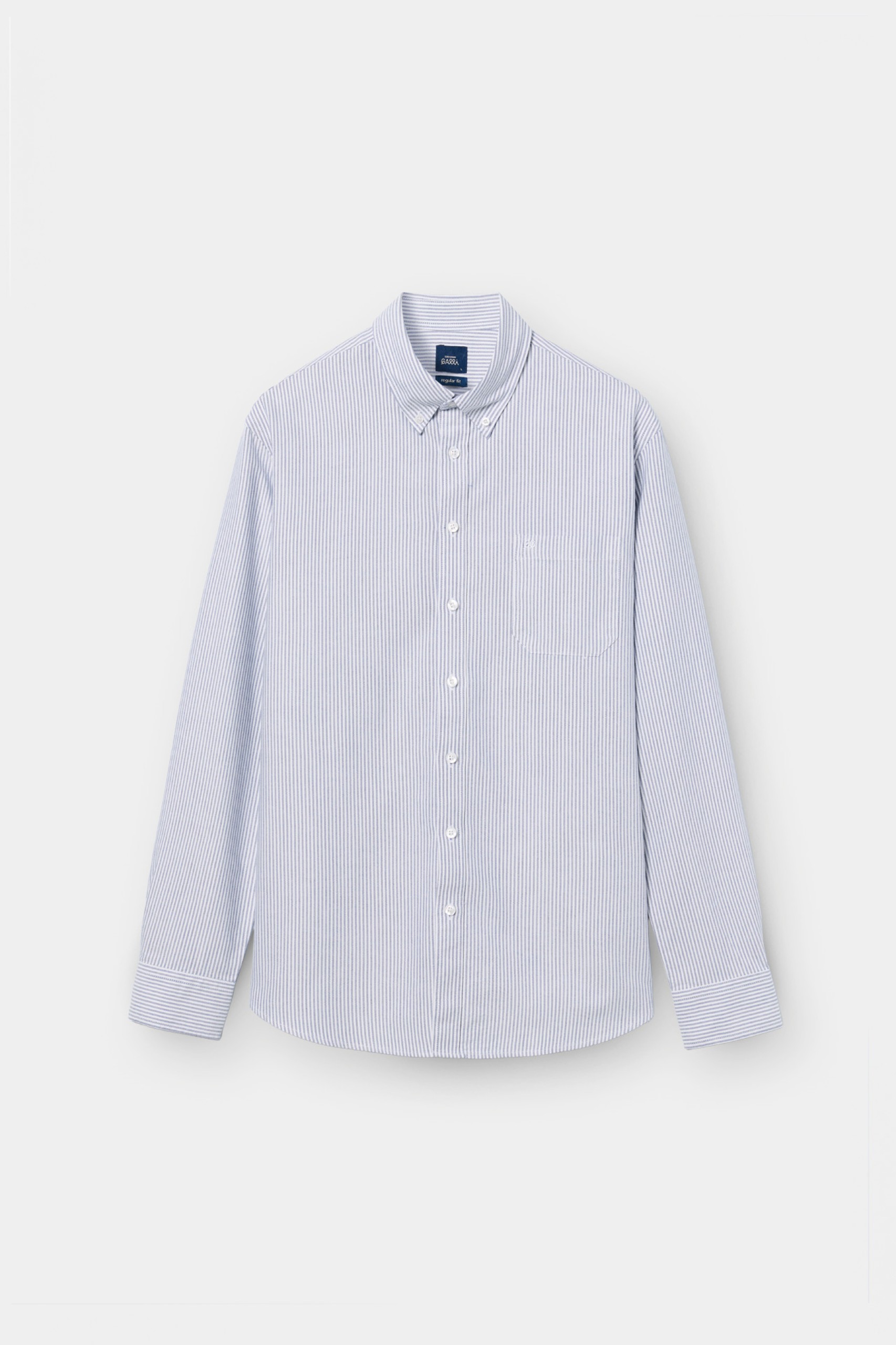 Camisa de corte regular 100% algodón