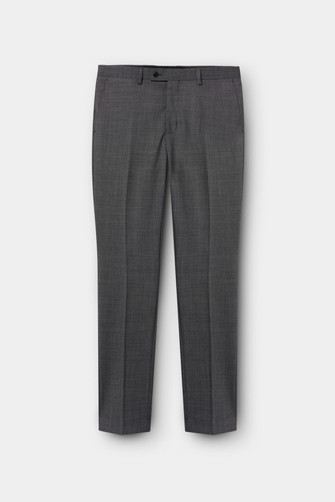 Fato clássico slim fit em lã Fato clássico slim fit em lã