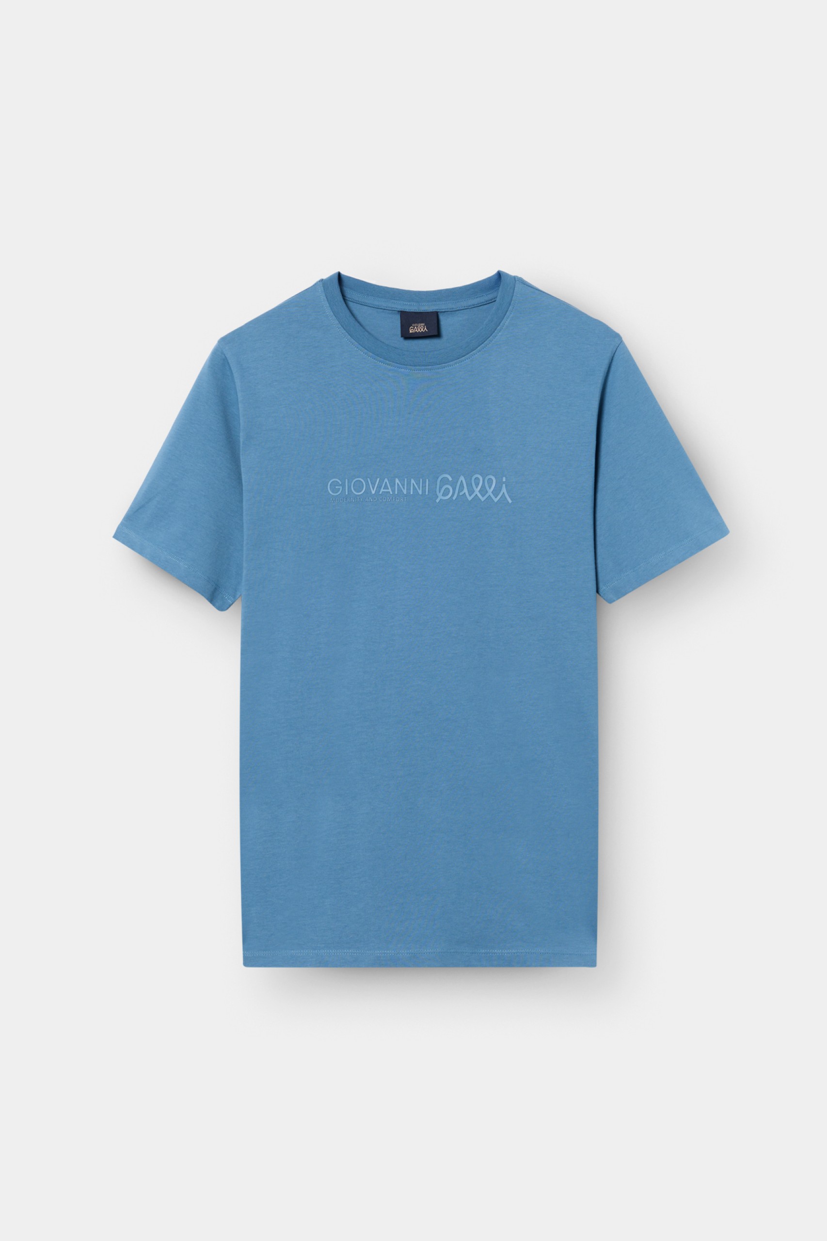 T-shirt estampada em algodão