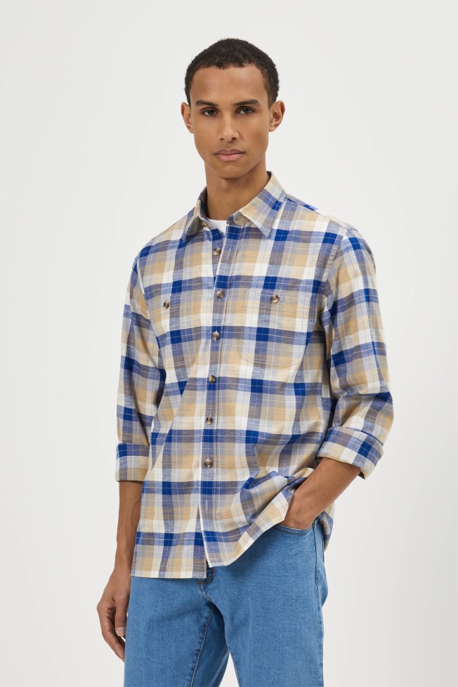 Camisa de cuadros regular fit