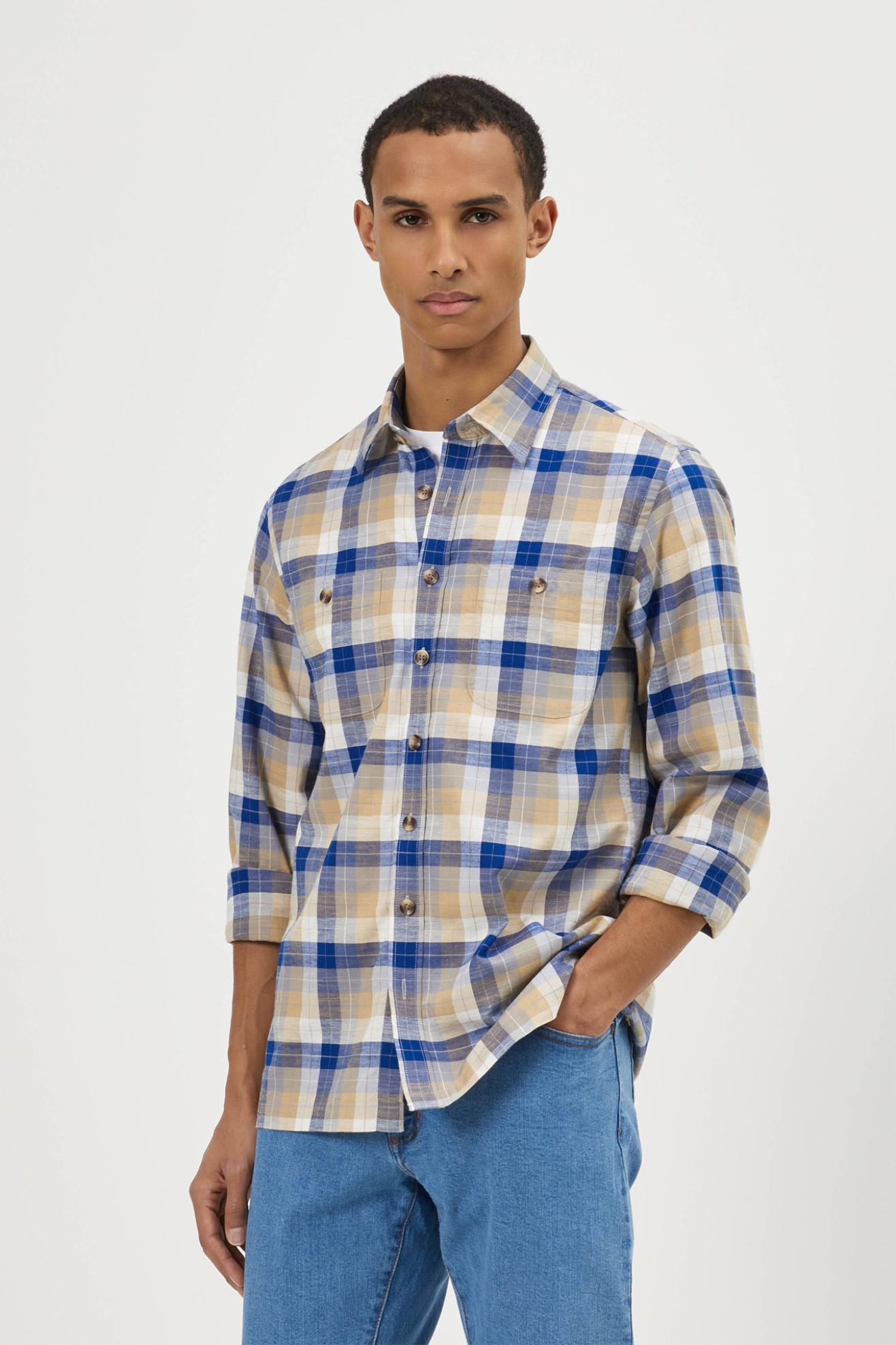 Camisa de cuadros regular fit