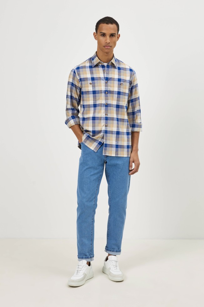 Camisa de cuadros regular fit