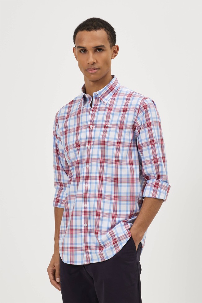 Camisa xadrez regular fit Camisa xadrez regular fit