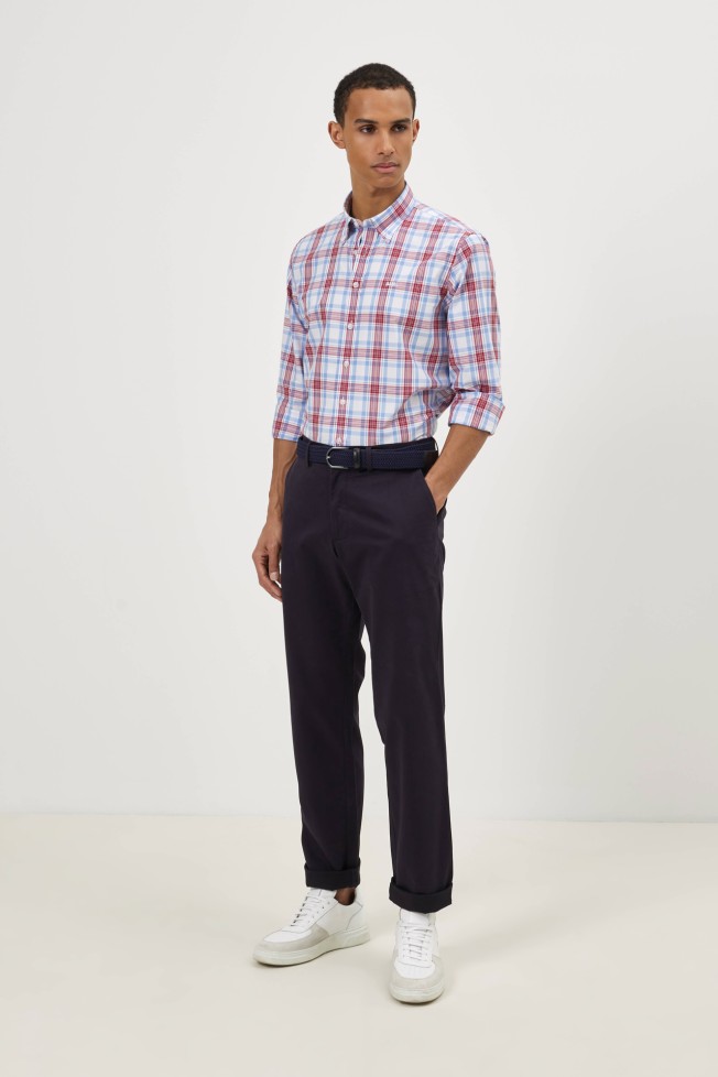 Camisa xadrez regular fit Camisa xadrez regular fit