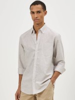 Camisa �s riscas regular fit