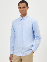 Camisa slim fit em algod�o