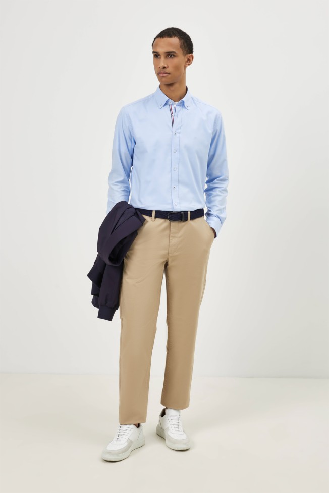 Calças chino regular fit Calças chino regular fit