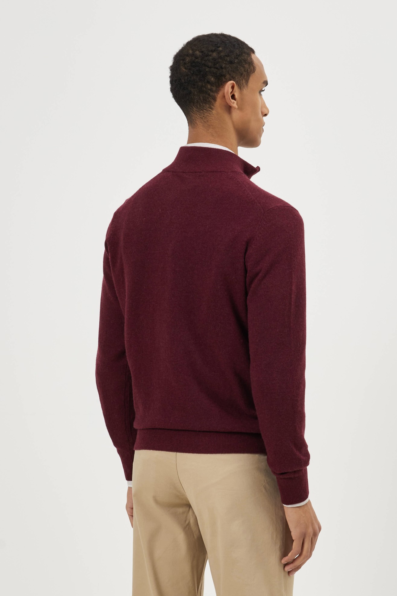 Camisola malha com l� em vermelho