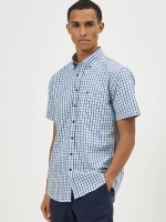 Camisa regular fit a cuadros