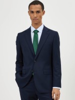 Fato regular fit em azul-marinho