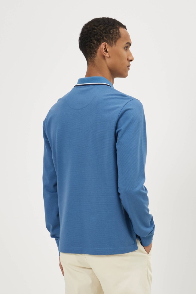 Polo de malha em algodão Polo de malha em algodão