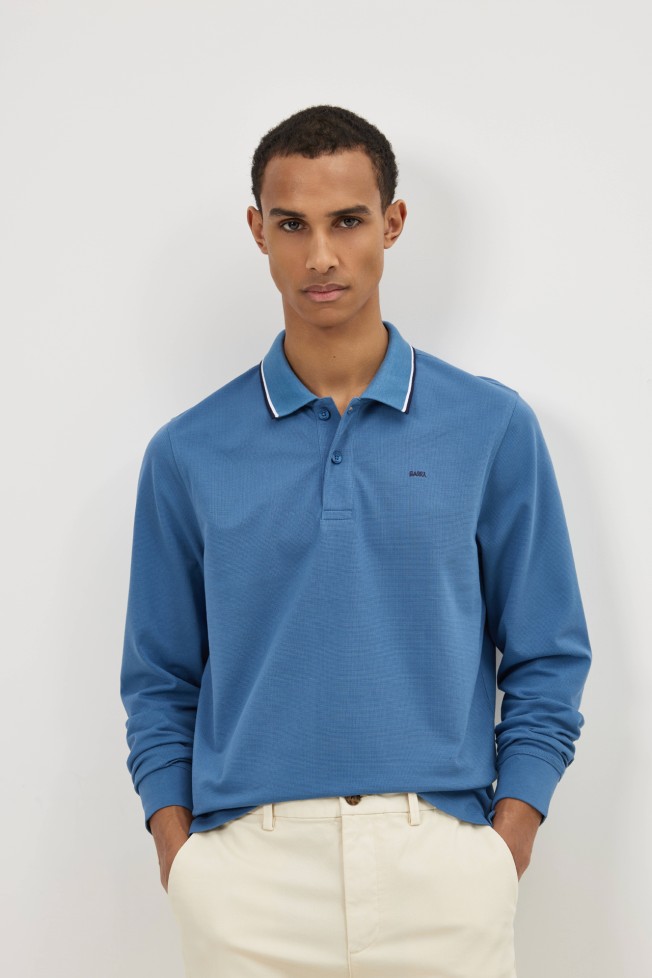 Polo de malha em algodão Polo de malha em algodão