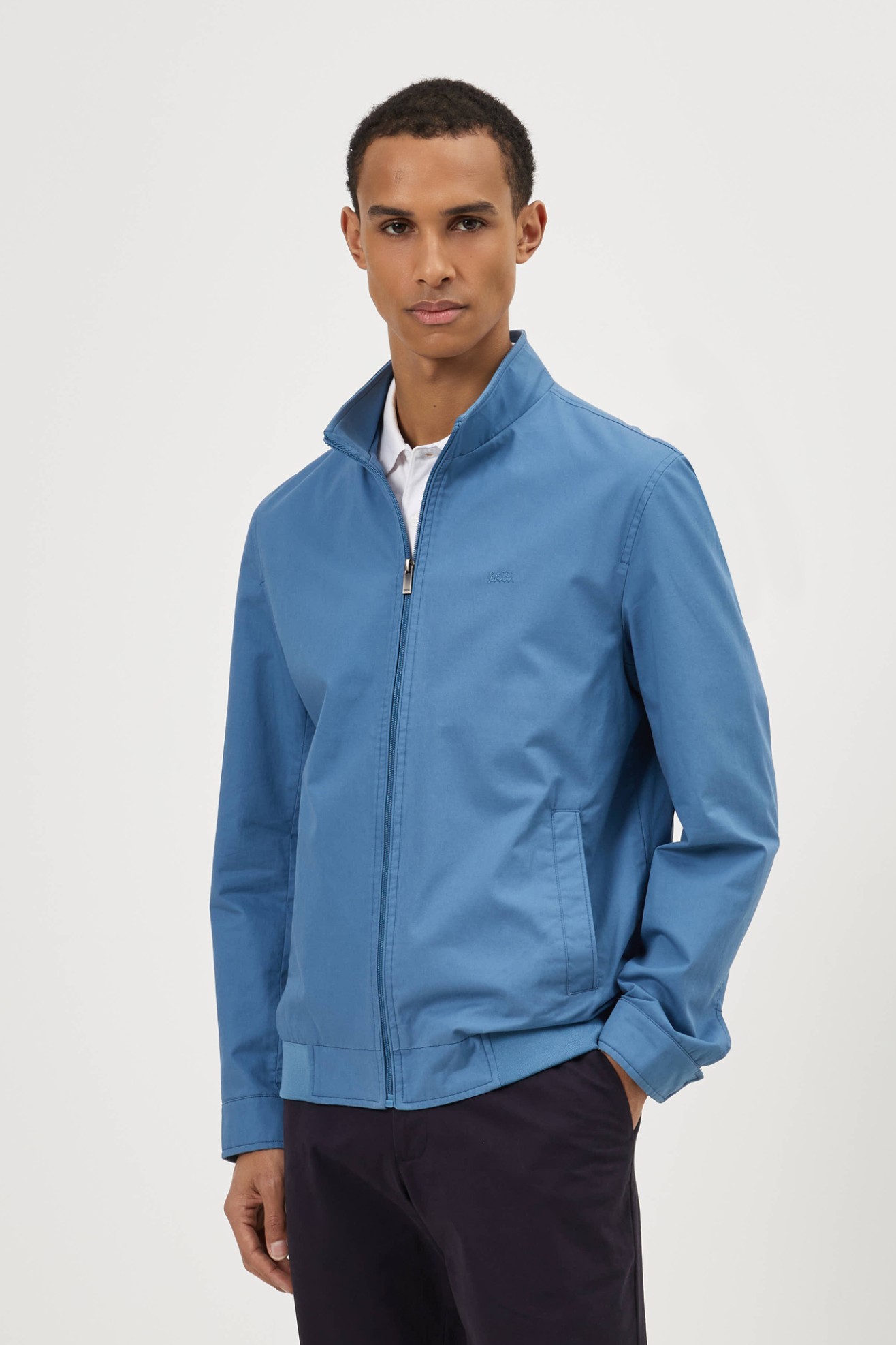 Blus�o bomber em sarja