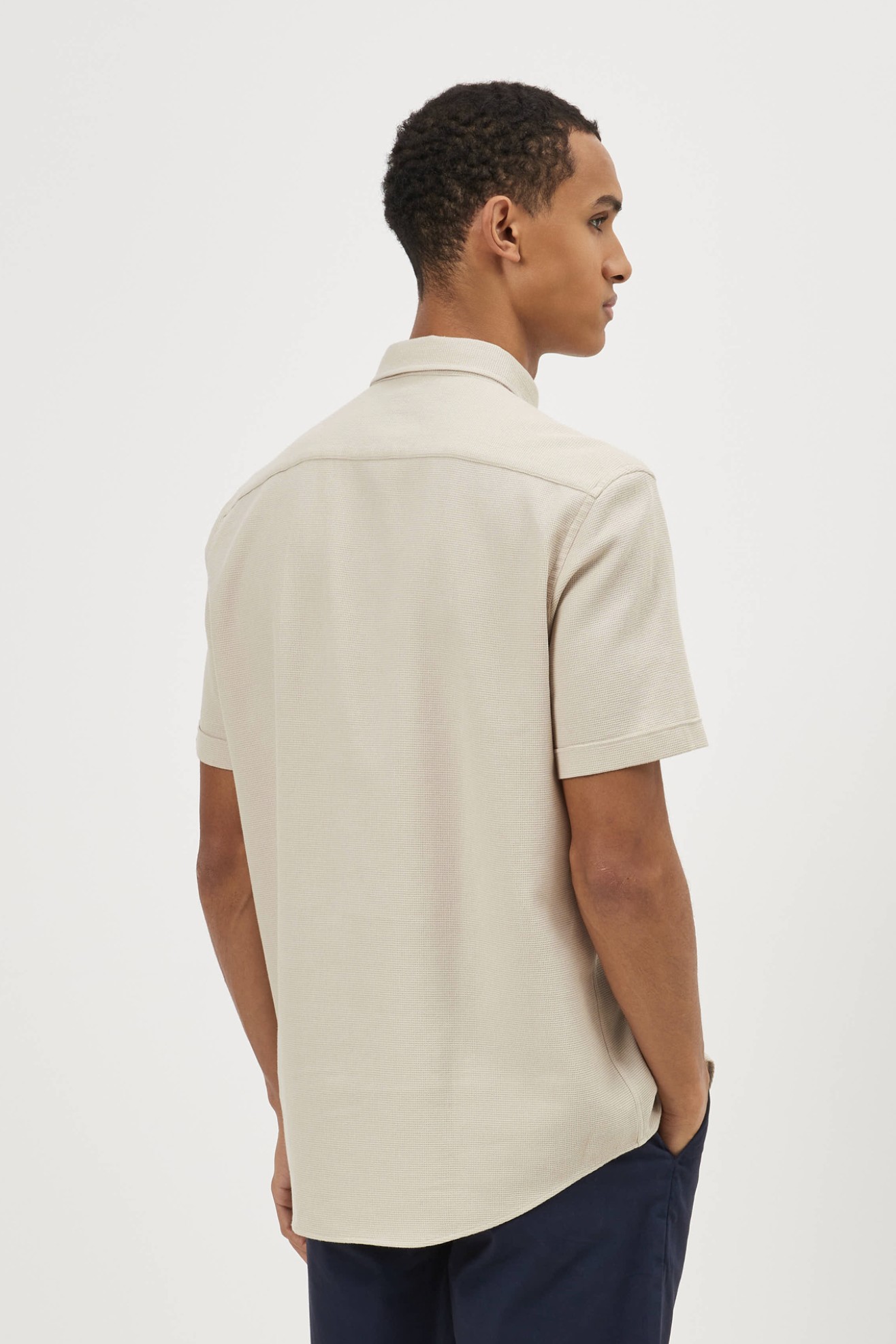 Camisa de manga curta regular fit