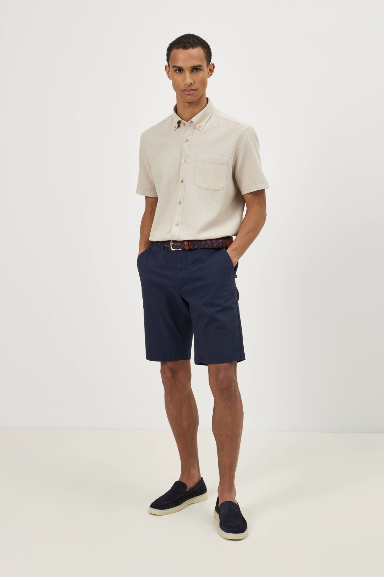 Camisa de manga curta regular fit
