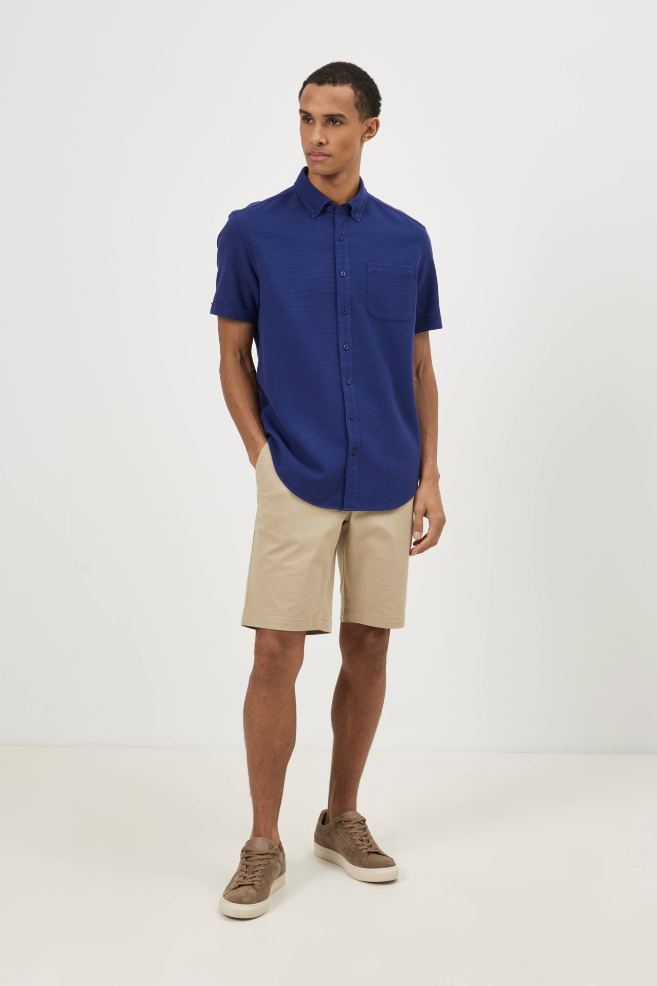 Camisa de manga curta regular fit
