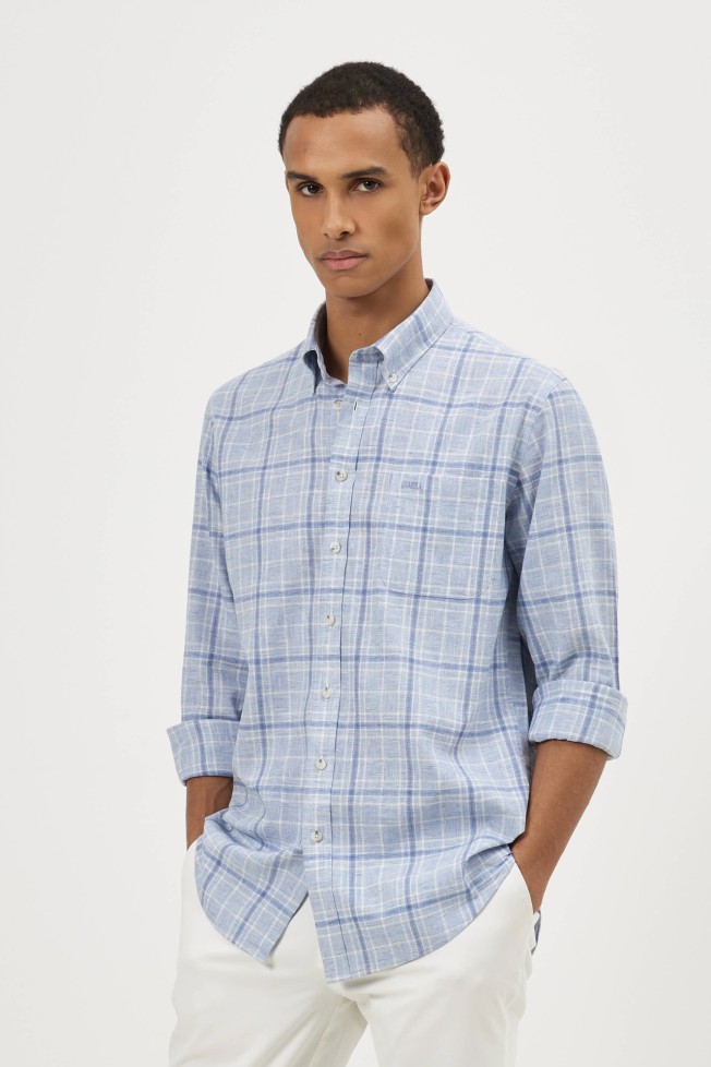 Camisa xadrez regular fit
