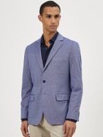 Blazer slim fit em algod�o