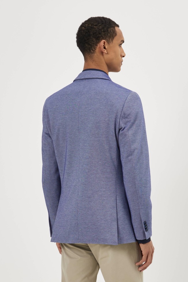 Blazer slim fit em algod�o