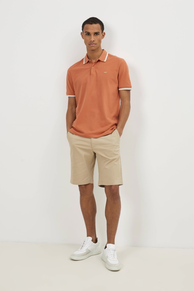 Polo em malha piquê Polo em malha piquê