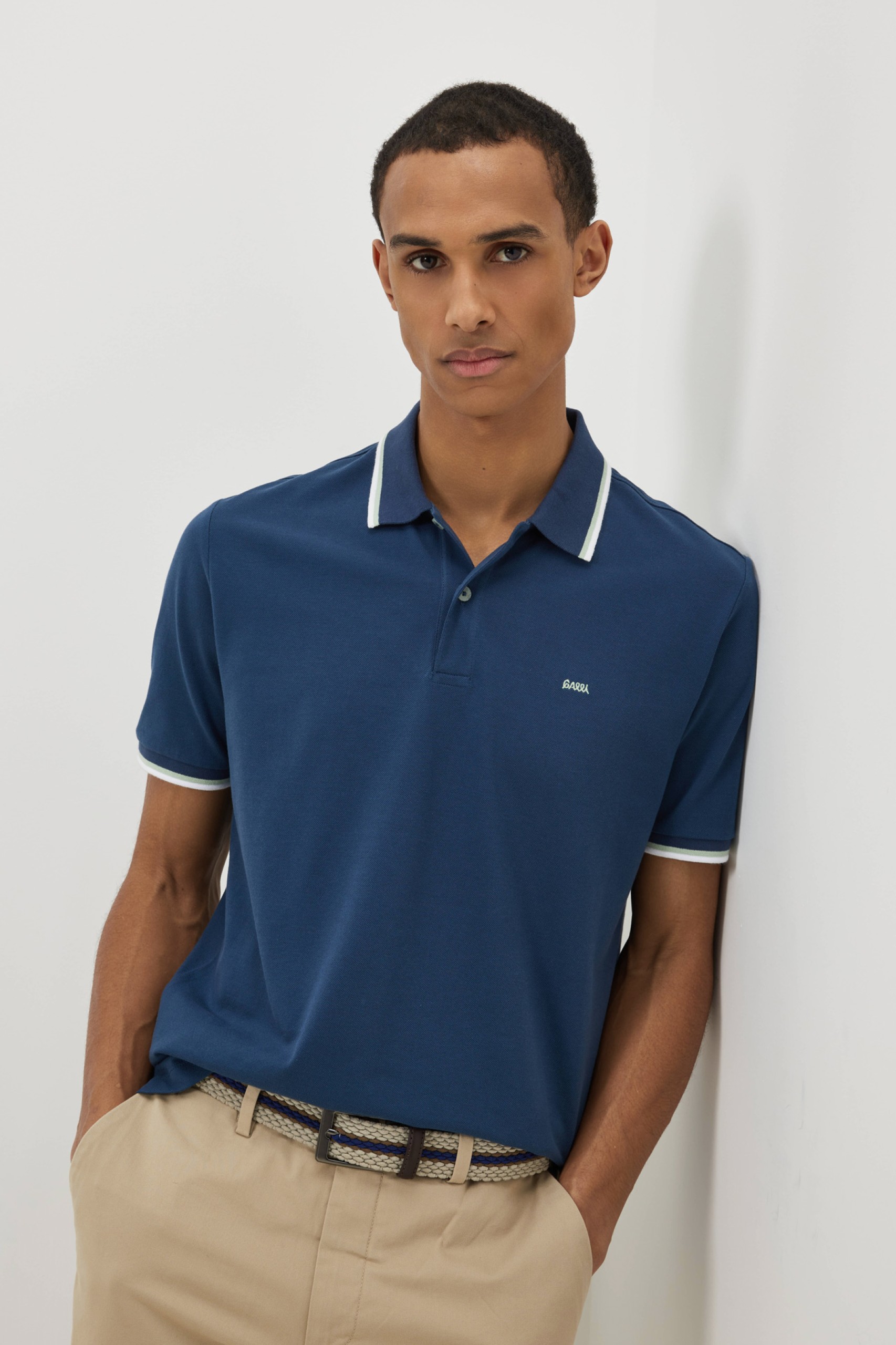Polo em malha piquê