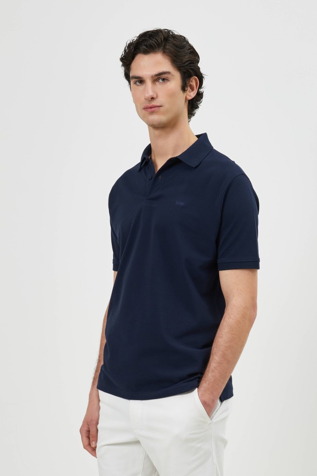 Polo de malha em algod�o
