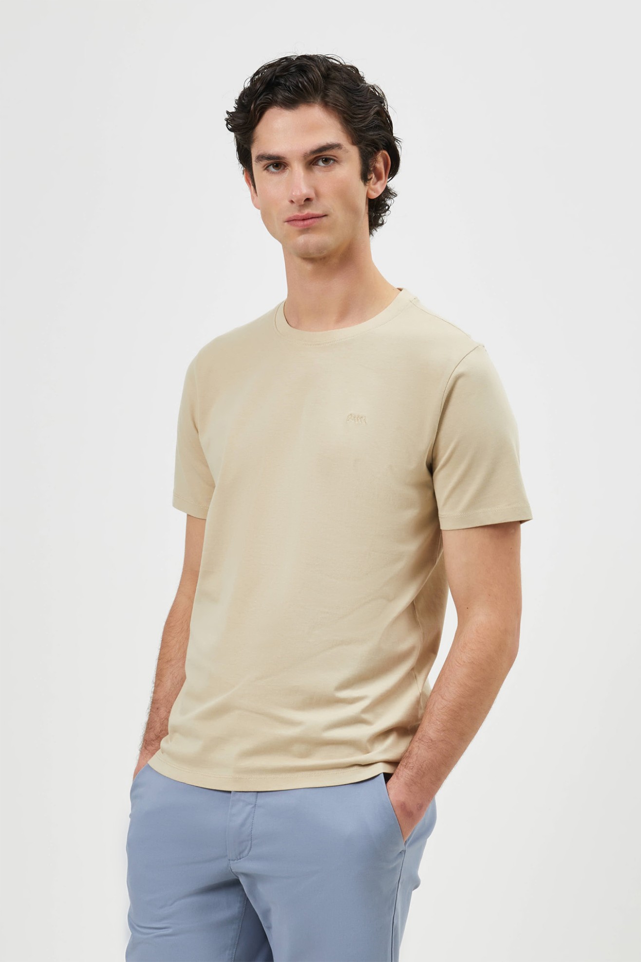 T-shirt de malha jersey regular fit