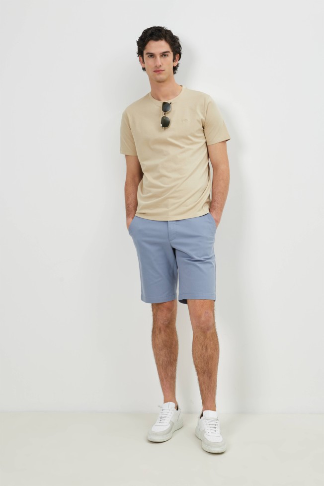 T-shirt de malha jersey regular fit T-shirt de malha jersey regular fit