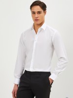 Camisa cl�ssica slim fit Non Iron