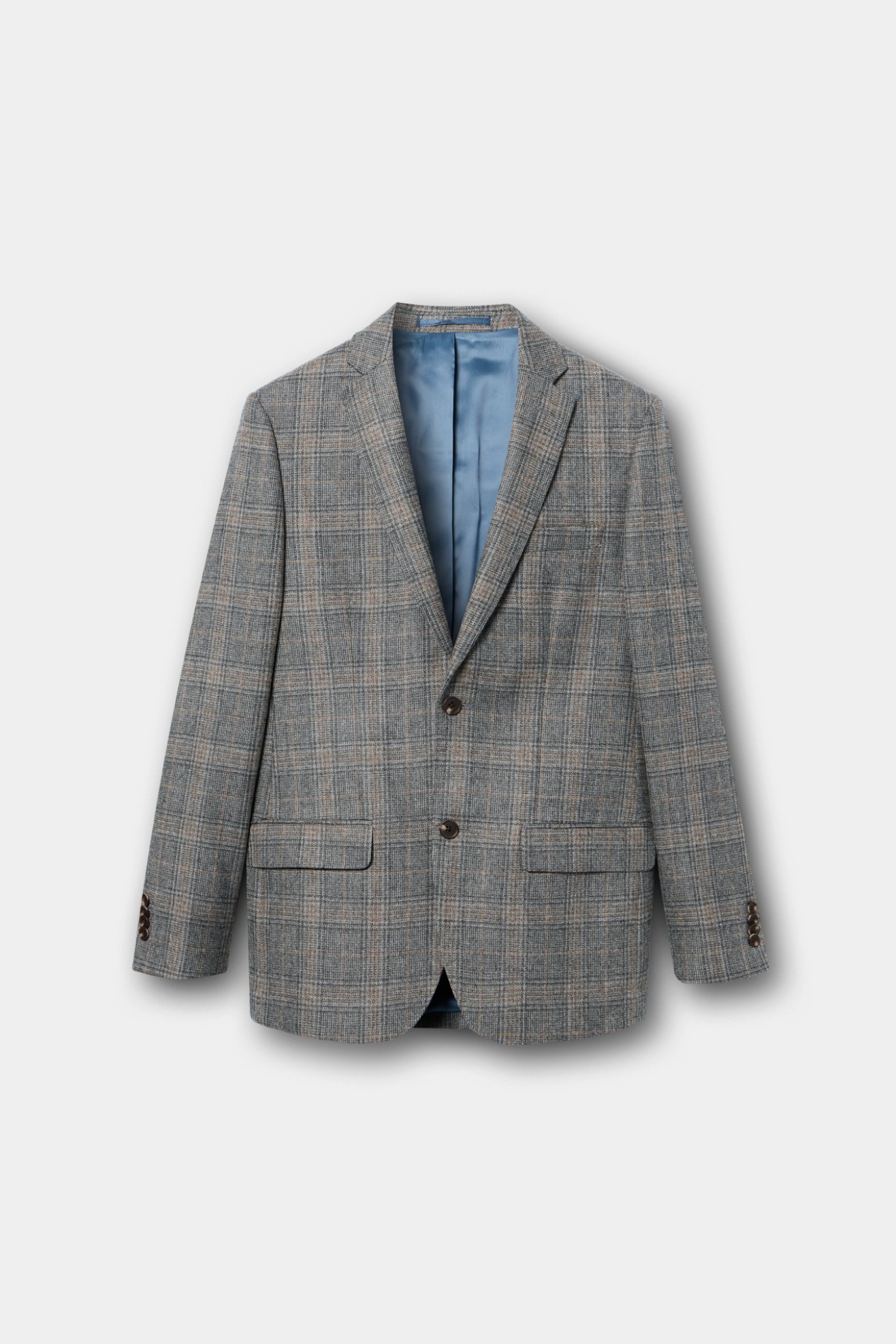 Blazer xadrez regular fit em l�