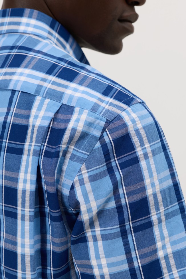Camisa xadrez regular fit em algodão Camisa xadrez regular fit em algodão