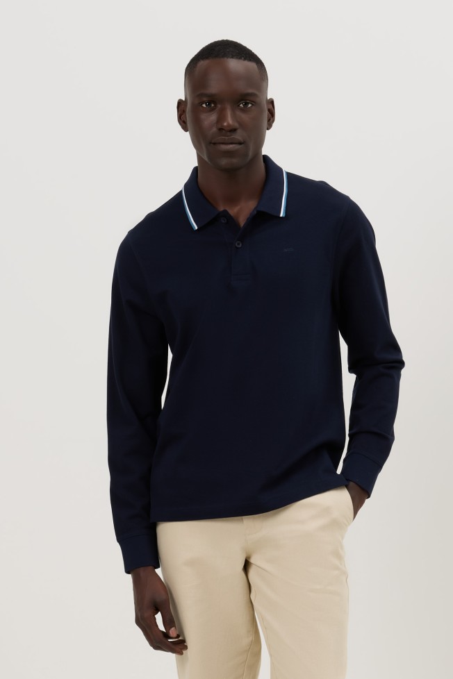 Polo de malha em algodão Polo de malha em algodão