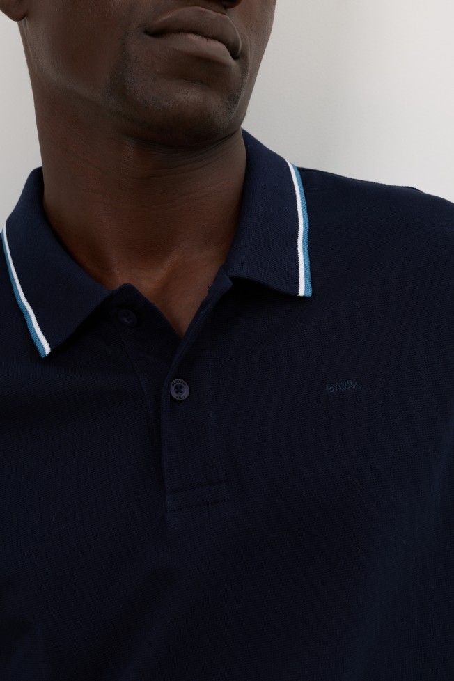 Polo de malha em algodão Polo de malha em algodão